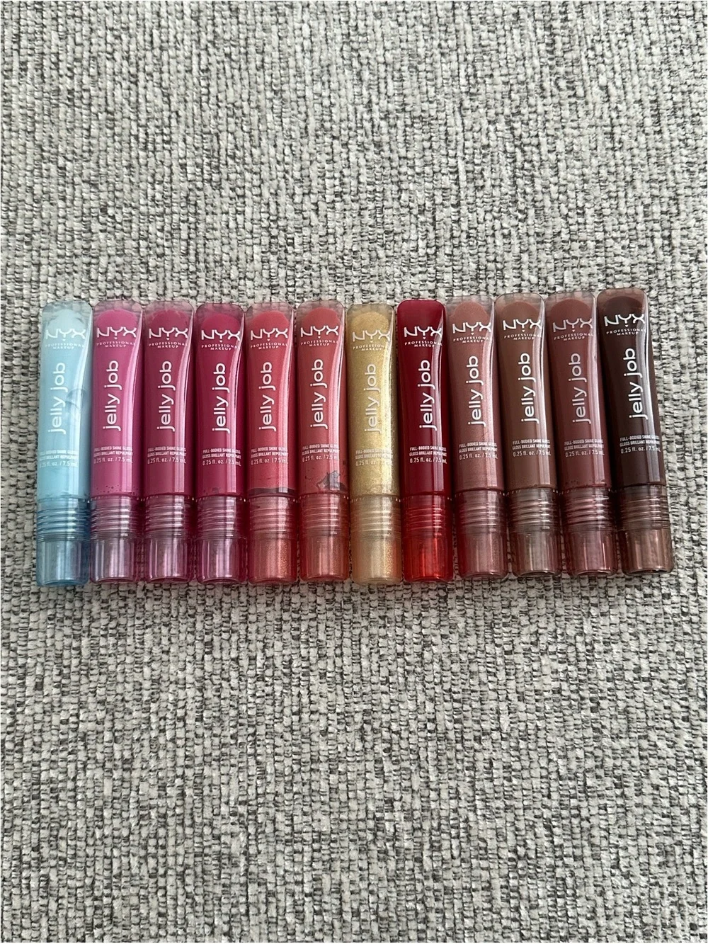 BRAND NEW NYX Makeup Jelly Job Lip Gloss Bundle - 13 Full Size Glosses